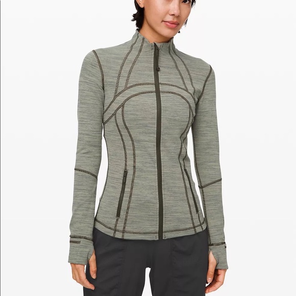 Lululemon Define Jacket, Sage Dark Olive sz 6 - Picture 4 of 4